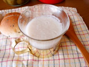 ヨーグルティアで作る、炊いたご飯で甘酒♪の写真