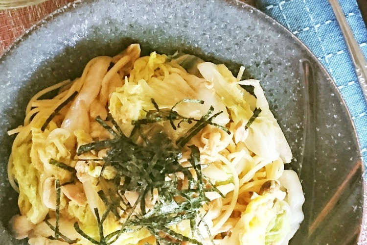 白菜とツナの和風パスタ レシピ 作り方 By まんまるまうちゃん クックパッド 簡単おいしいみんなのレシピが352万品