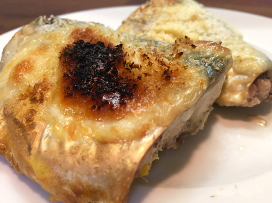 レンジとグリルで♡鯖のパン粉チーズ焼き✩の画像