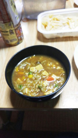 ヘルシーカレー雑炊