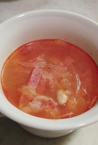 トマトスープ(ミネストローネ風)