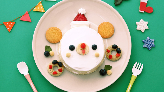 離乳食 くまちゃんサンタケーキ レシピ 作り方 By ピジョン クックパッド