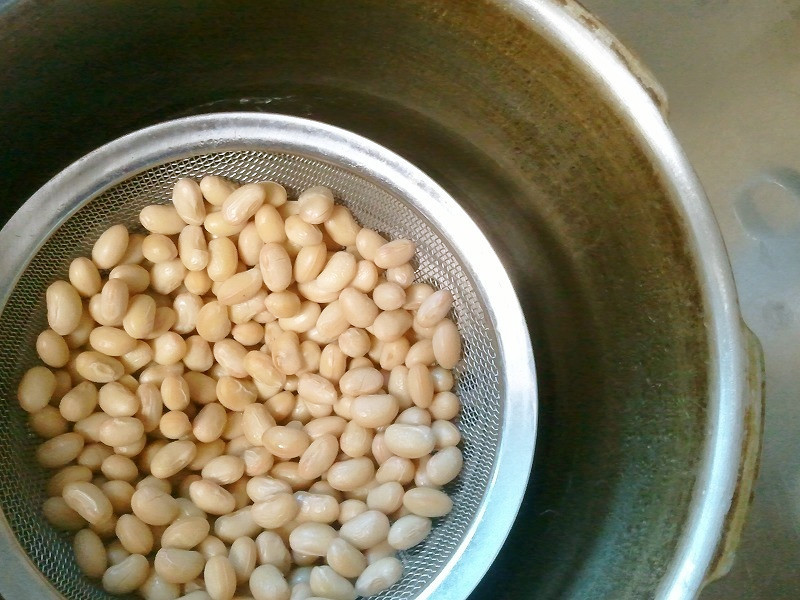 活力鍋で蒸し大豆の覚書の画像
