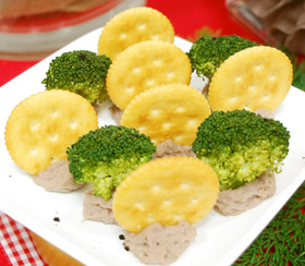 アサイーマッシュポテトのカナッペ