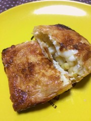 【簡単】さくさくお揚げのコーンチーズ焼きの写真
