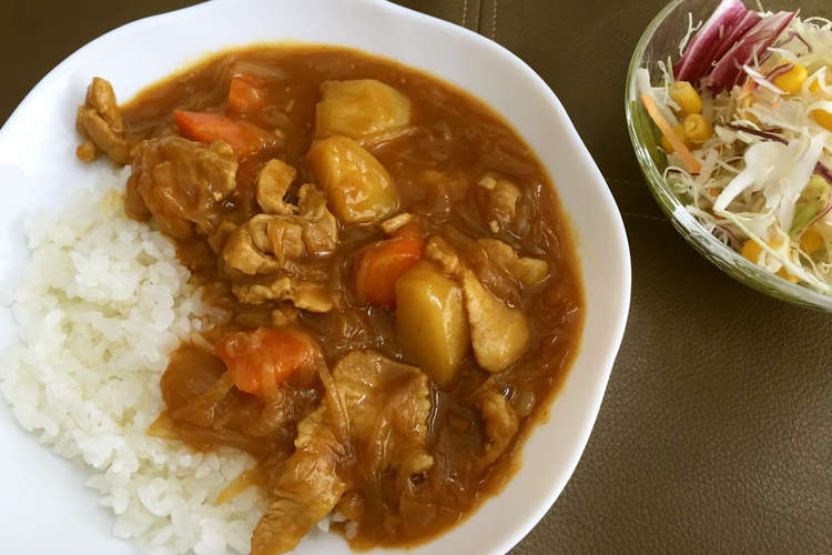 圧力鍋 時短 子供も大好きシンプルカレー レシピ 作り方 By 管理栄養士かよママ クックパッド 簡単おいしいみんなのレシピが360万品