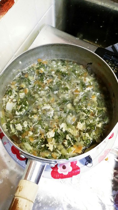 【簡単】サラダみたいなスープ【野菜激盛】の写真