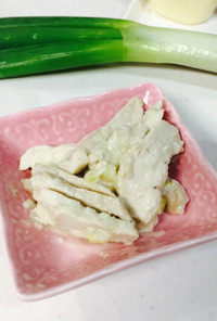 糖質制限 鶏胸肉 ネギマヨ和え 作り置き
