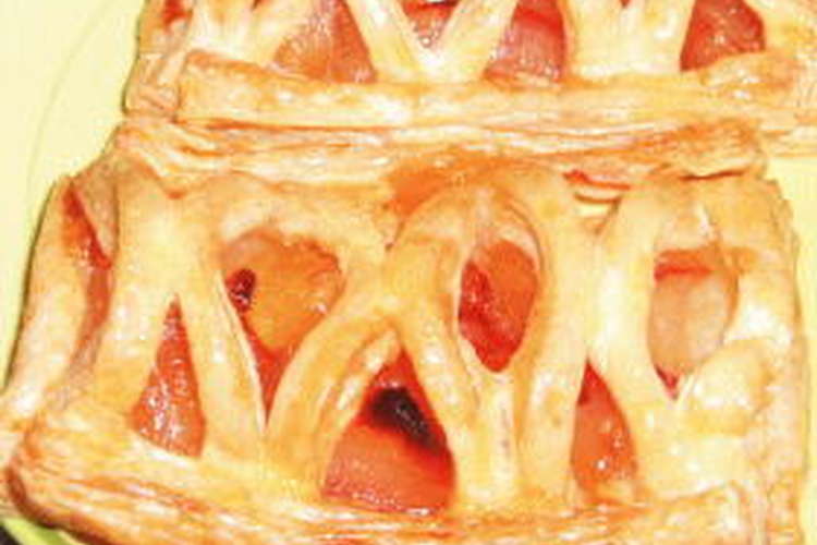 アップルパイ パイ生地網目の切り方 レシピ 作り方 By ばあやん クックパッド 簡単おいしいみんなのレシピが350万品