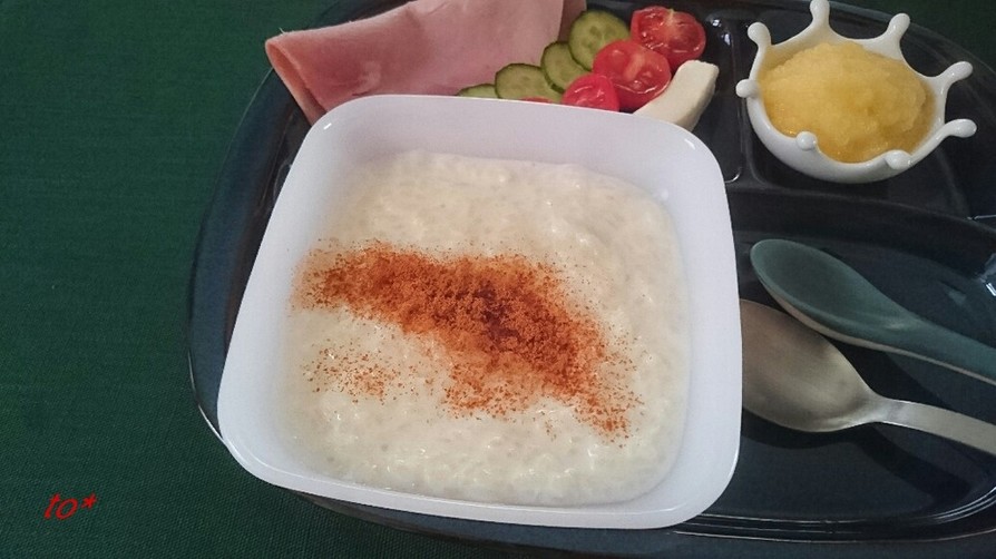 X'masの朝食に.*・+｡.☆　Riisipuuro (リーシプーロ) ～北欧のミルク粥の画像