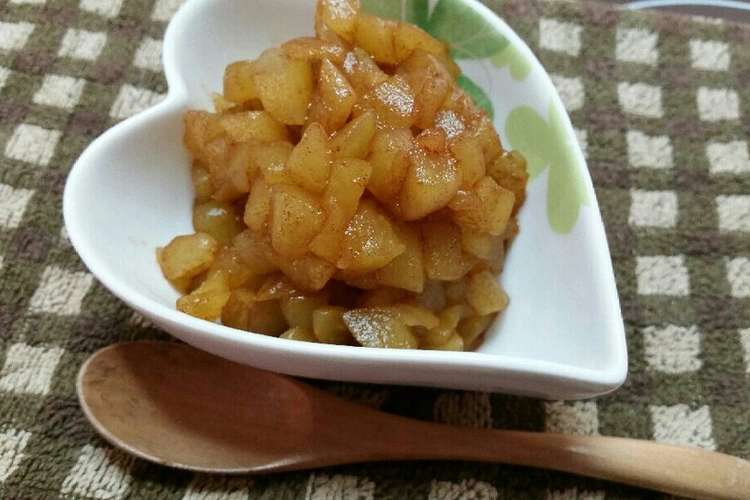 レンジで簡単 使える シナモンりんご レシピ 作り方 By パンダ達の母です クックパッド 簡単おいしいみんなのレシピが352万品