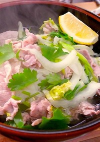 簡単アジア麺☆豚肉と野菜のフォー