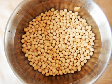 【大豆料理のきほん】乾燥大豆の戻し方の写真