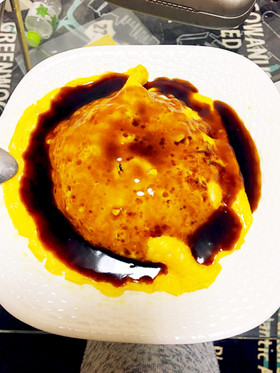 黒酢天津飯