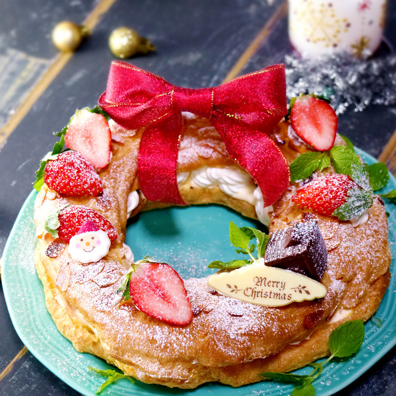 みんなが作ってる クリスマス リース ケーキのレシピ クックパッド 簡単おいしいみんなのレシピが359万品
