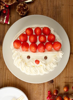 サンタのクリスマスケーキ