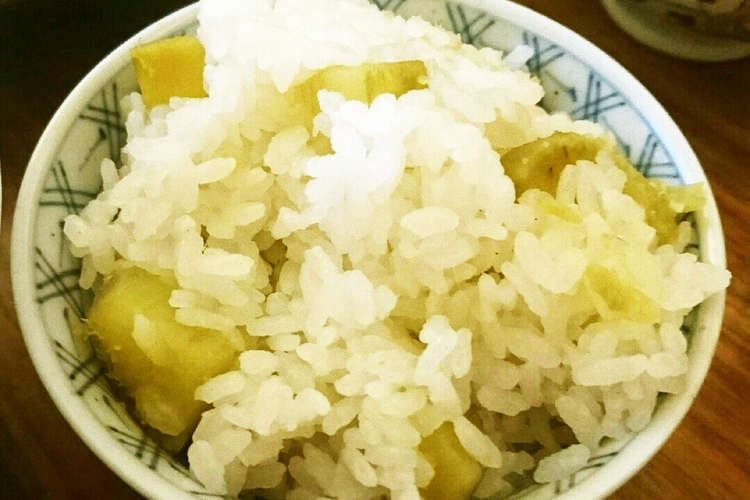 旦那喜ぶご飯5 簡単すぎるサツマイモご飯 レシピ 作り方 By Mai2com クックパッド 簡単おいしいみんなのレシピが357万品