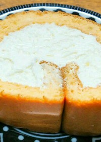 低糖質Wチーズのロールケーキ