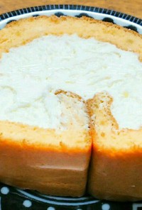低糖質Wチーズのロールケーキ