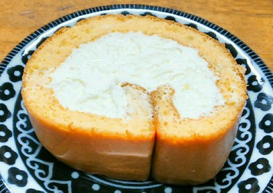 低糖質Wチーズのロールケーキの写真