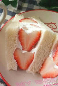 簡単♥フルーツサンドイッチ！
