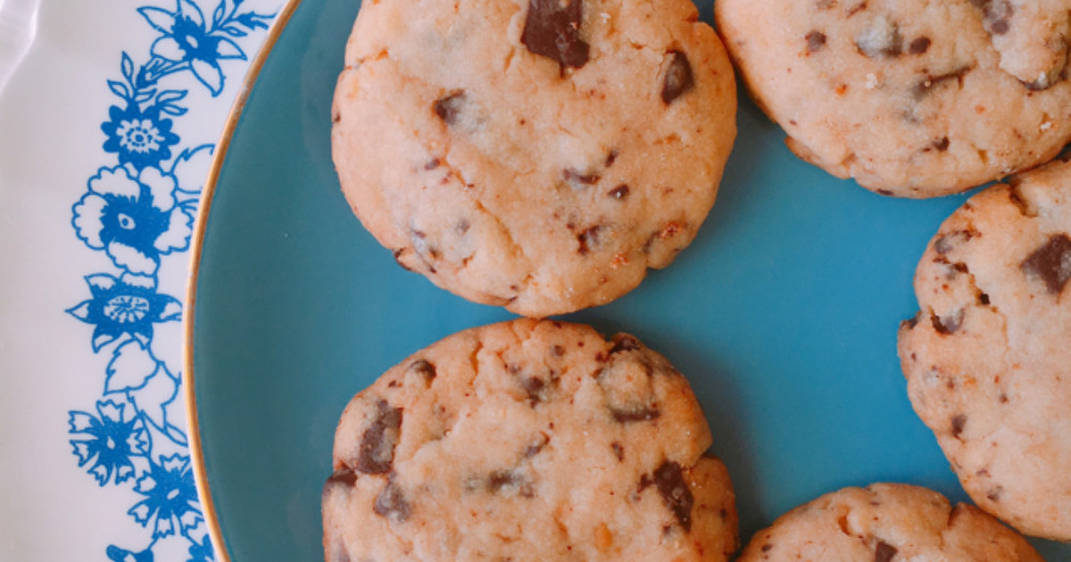 グルテンフリーのチョコチップクッキーワッフルのレシピ