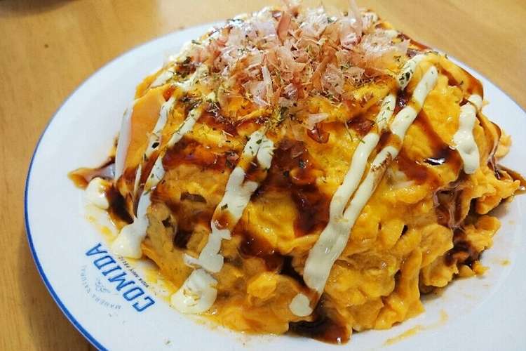 お好み焼き風ソースオムライス レシピ 作り方 By おきしだん クックパッド 簡単おいしいみんなのレシピが352万品