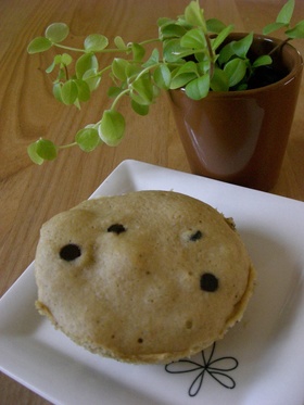 レンジで1分!簡単★ふわふわ蒸しパン