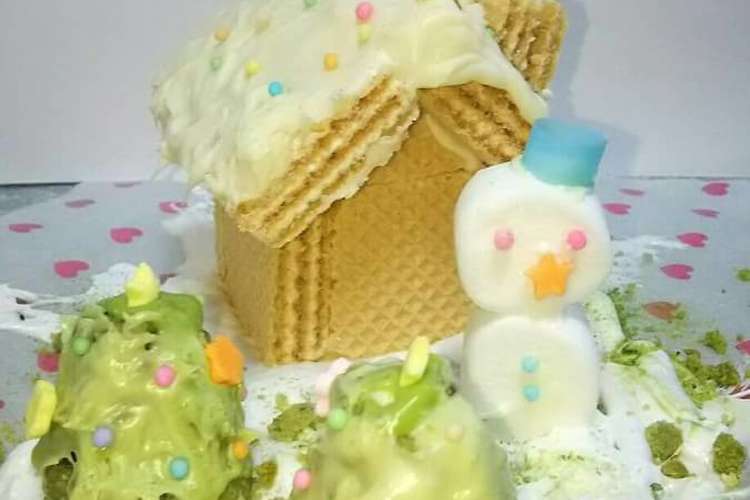 メリークリスマス 可愛いお菓子のお家 レシピ 作り方 By りなちまん クックパッド