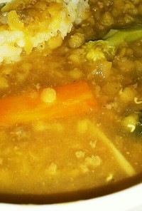 レンズ豆のスープカレー
