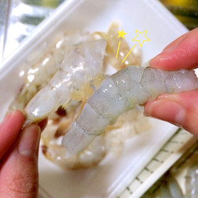 超簡単で早い!海老の殻の剥き方教えます♪