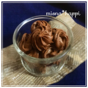 簡単♪まぜて絞るだけ♡チョコクッキー