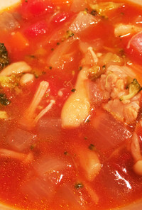 とろける野菜のトマトスープ
