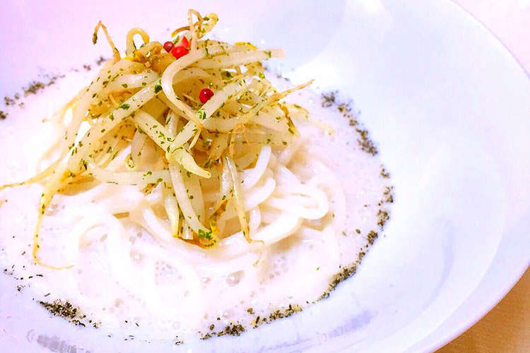 グルテンフリーの豆乳もやし麺 レシピ 作り方 By Sakurailec クックパッド