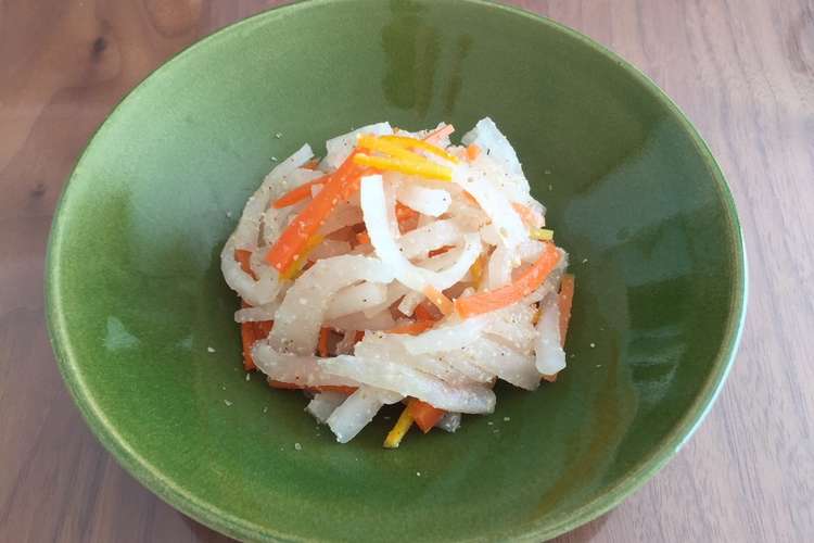 ゆず果汁で さっぱりなます レシピ 作り方 By かもまる食堂 クックパッド 簡単おいしいみんなのレシピが352万品