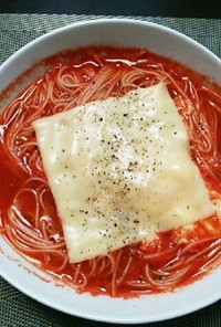 トマト麺(にゅうめん)