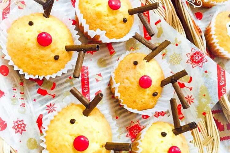 Xmas マフィンで赤い鼻のトナカイさん レシピ 作り方 By のん のん クックパッド 簡単おいしいみんなのレシピが354万品
