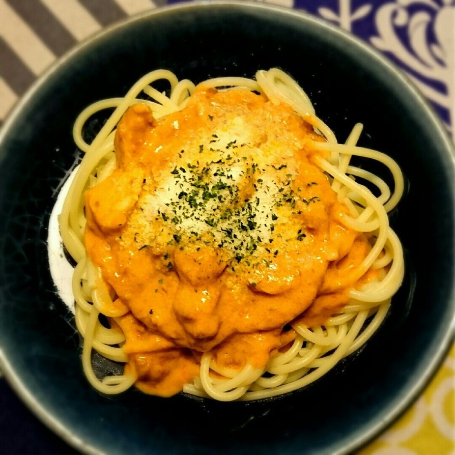 【缶詰アレンジ】カルソ風スパゲッティの画像