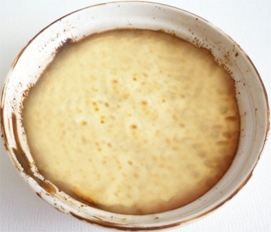 トースターでモッツァレラ風焼きヨーグルトの写真