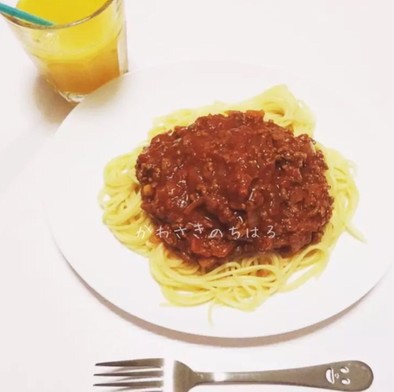 ミートスパゲティの写真