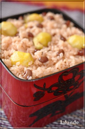 お祝い✿栗入りのお赤飯