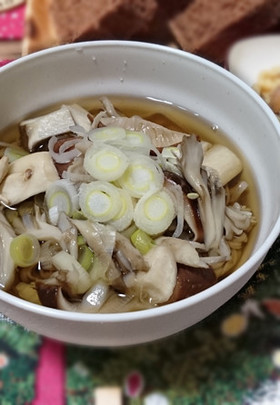Vegan☆きのこ蕎麦
