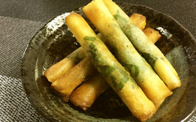 春巻きの皮を使った簡単チーズスティック