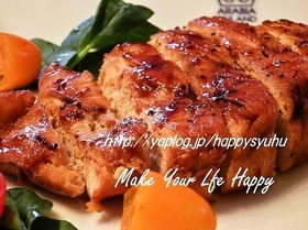 鶏むね肉de柔らか~絶品☆チャーシュー