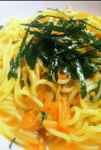柚子胡椒風味☆なめ茸のスパゲティー