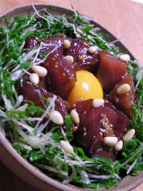 ゚*☆薬味たっぷりのユッケ丼☆*゚
