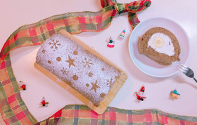 バナナチョコロールケーキ*クリスマス仕様