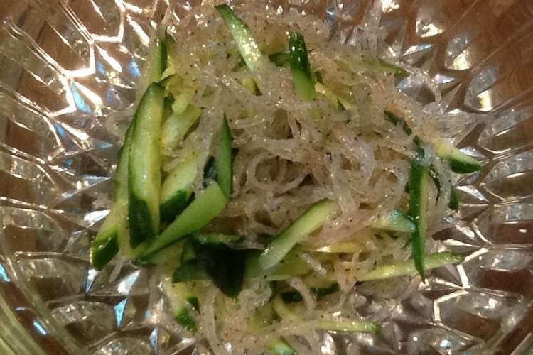 こんにゃクラゲの酢の物 凍みこんにゃく レシピ 作り方 By Gotama555 クックパッド