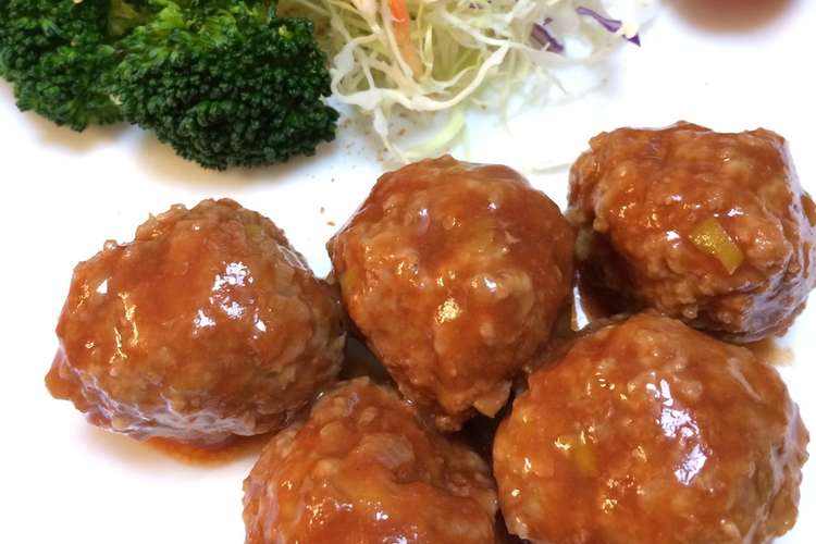 あのtvの楽々ポリ袋料理 ミートボール レシピ 作り方 By みーちゅくりくり クックパッド