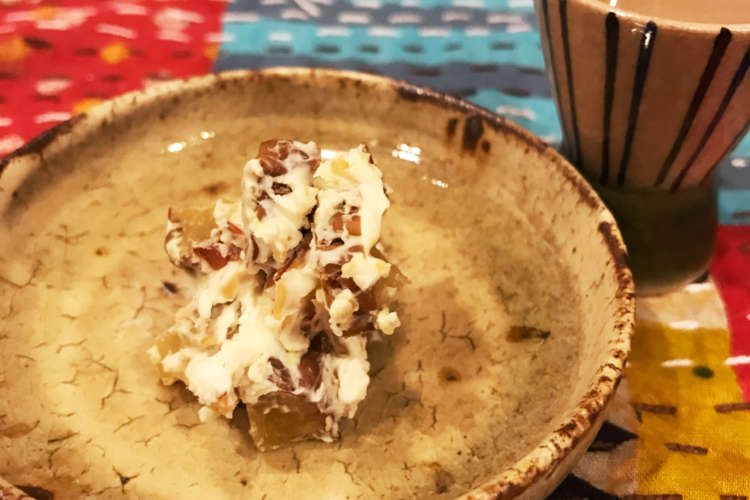 いぶりがっこのクリームチーズ和え レシピ 作り方 By にゃろんの会 クックパッド 簡単おいしいみんなのレシピが356万品